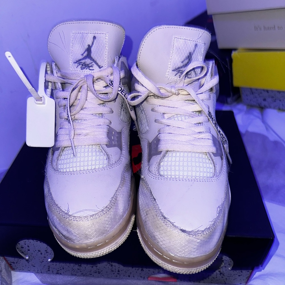 Jordan 4 off-white snails